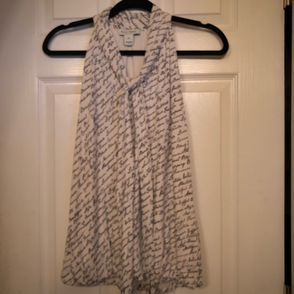 White House Black Market Sleeveless Blouse B25 - Picture 4 of 7